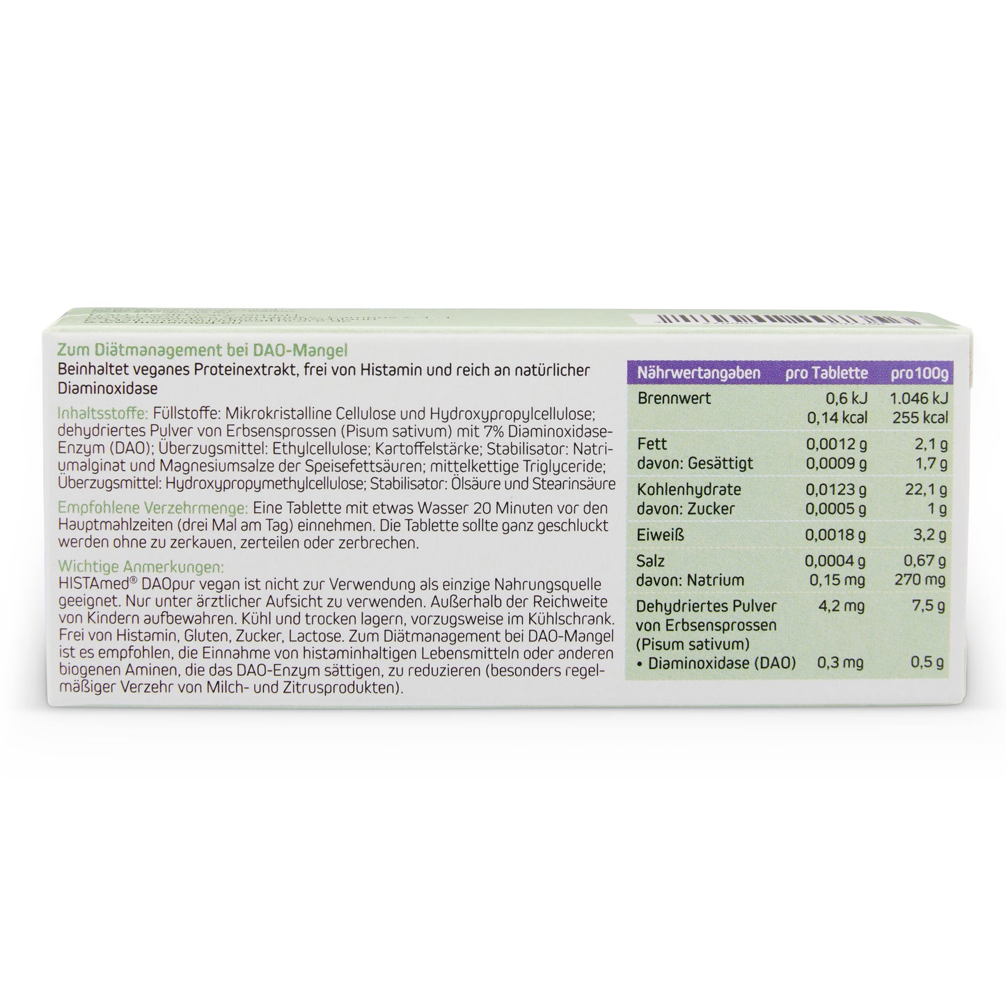 Vorteilspack HISTAmed® DAOpur vegan und HISTAmed® Co-Faktoren