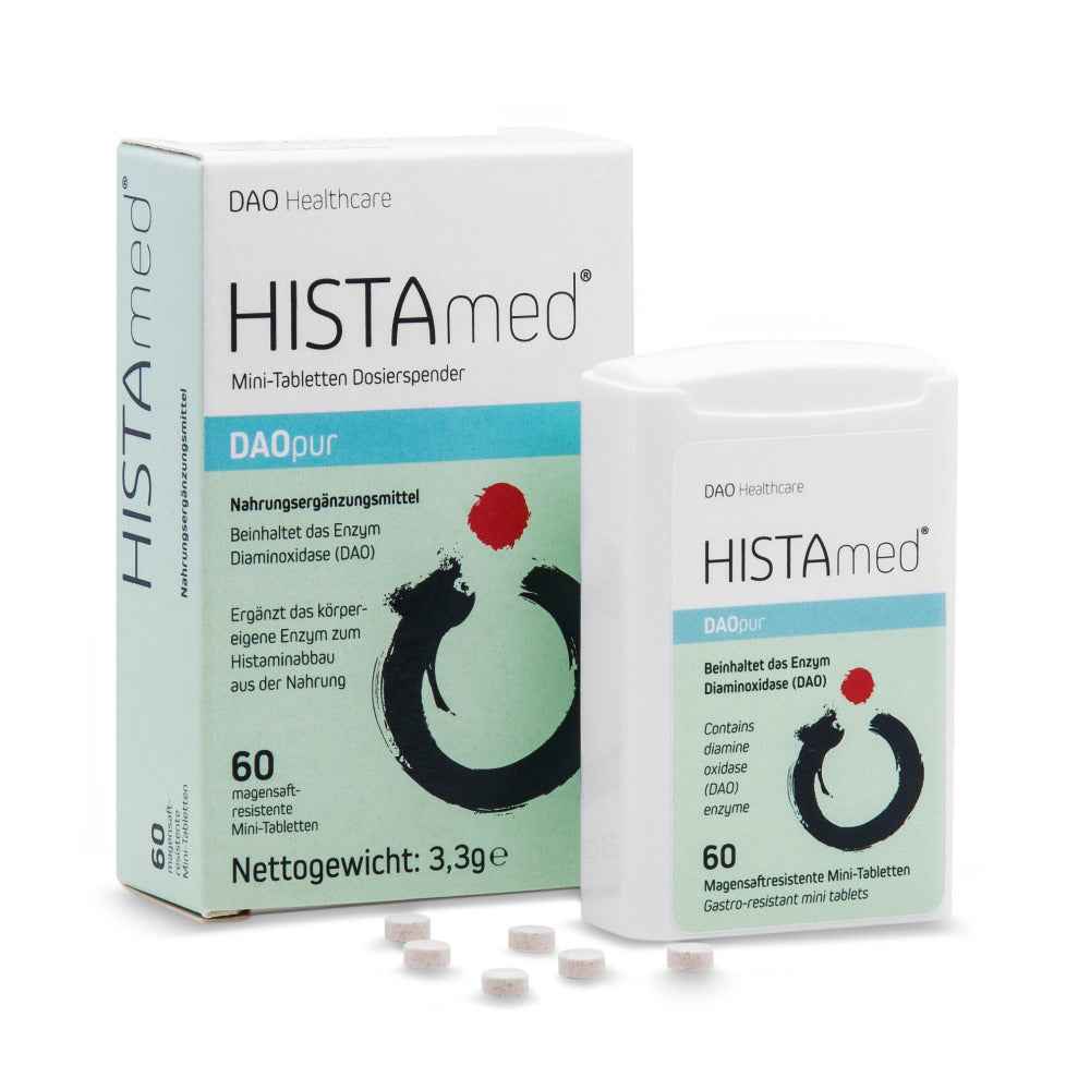 DAO Enzym Minitabletten bei Histaminintoleranz | HISTAmed®
